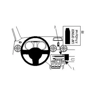 Brodit ProClip Monteringsbeslag - Audi A1 12-18