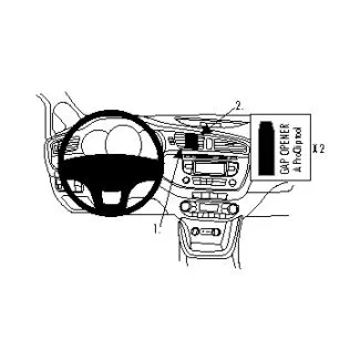 Brodit Proclip Monteringsbeslag - Kia Ceed 12-15