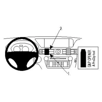 Brodit Proclip Monteringsbeslag - Lexus GS Series 13-20