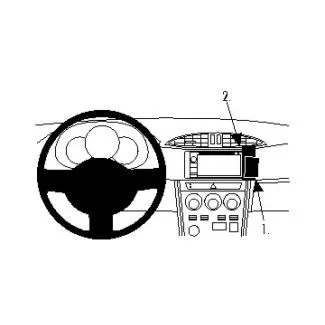 Brodit Proclip Monteringsbeslag - Subaru BRZ 12-18 og Toyota GT86 12-18