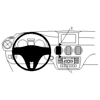 Brodit Proclip Monteringsbeslag - Mercedes Benz A-Class 13-18, CLA-Class 13-19 og GLA-Class 13-19