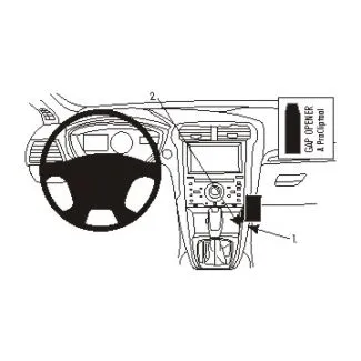 Brodit Proclip Monteringsbeslag - Ford Mondeo 15-18, Fusion 13-20