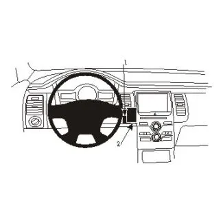 Brodit Proclip Monteringsbeslag - Ford Flex 13-19 (USA model)