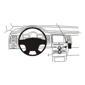Brodit Proclip Monteringsbeslag - Ford Flex 13-19 (USA model)