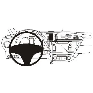 Brodit Proclip Monteringsbeslag - Toyota Auris 13-15 og Auris Full Hybrid 13-15