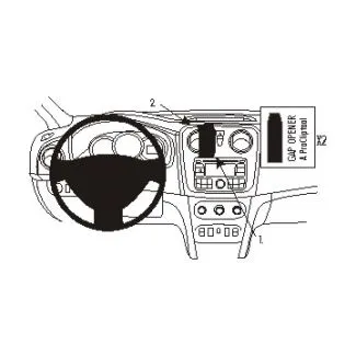 Brodit Proclip Monteringsbeslag - Dacia Logan 13-21 og Sandero 13-21