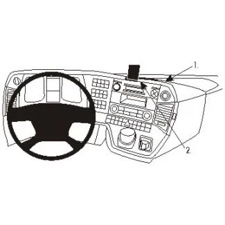 Brodit Proclip Monteringsbeslag - Mercedes Benz Actros 4 13-19, Antos 13-19 og Arocs 14-19