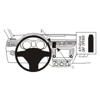 Brodit Proclip Monteringsbeslag - Seat Toledo 13-18 og Skoda Rapid 13-15