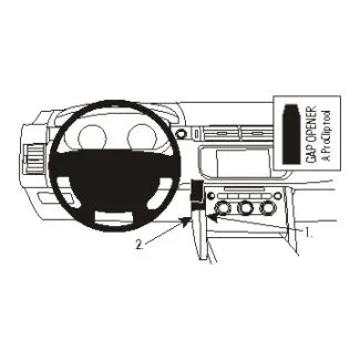 Brodit Proclip Monteringsbeslag - Land Rover Range Rover Sport 14-22