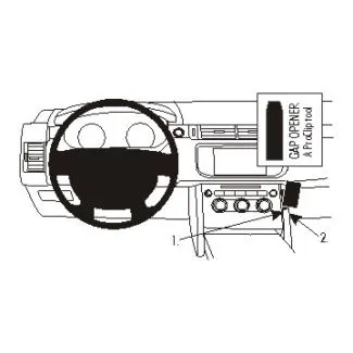 Brodit Proclip Monteringsbeslag - Land Rover Range Rover Sport 14-22