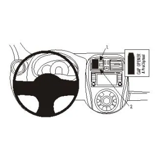 Brodit Proclip Monteringsbeslag - Nissan Micra 14-17