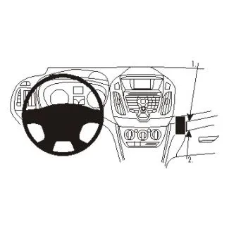 Brodit Proclip Monteringsbeslag - Ford Tourneo Connect 14-18 og Transit Connect 14-18