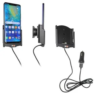 Brodit Aktiv Mobilholder med cigar adapter til Huawei Mate 20 Pro - 721096*