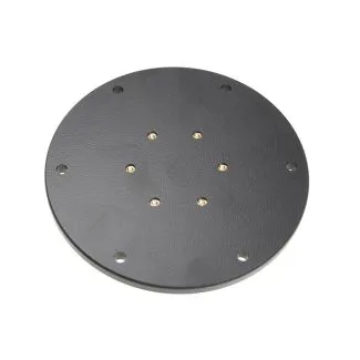 Brodit Piedestal Mount f/Kabelgennemføring - Løse dele - Monteringsplade 150 mm - Sort - 215598