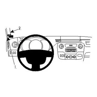 Brodit Proclip Monteringsbeslag - Nissan NV400 12-20, Opel Movano 11-19 og Renault Master 11-19