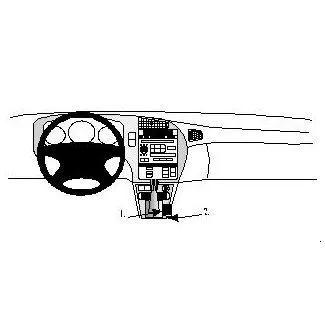 Brodit Proclip Monteringsbeslag - Saab 9-5 98-06
