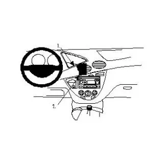 Brodit Proclip Monteringsbeslag - Ford Focus 99-04