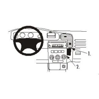 Brodit Proclip Monteringsbeslag - Opel Zafira A 99-04