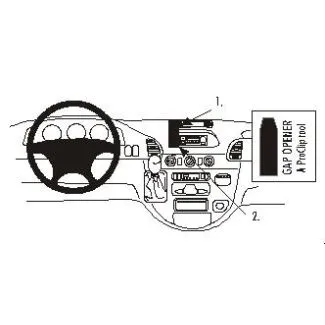 Brodit Proclip Monteringsbeslag - Mercedes Benz Sprinter 00-06