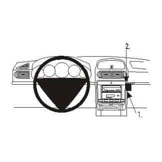 Brodit Proclip Monteringsbeslag - Porsche Cayenne 03-10