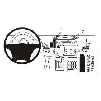 Brodit Proclip Monteringsbeslag - Mercedes Benz Sprinter 00-06 (KUN til modeller med automat gear)