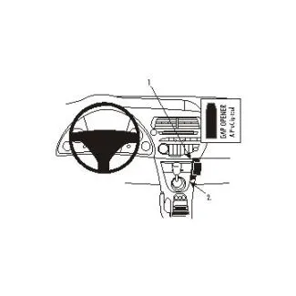 Brodit Proclip Monteringsbeslag - Honda Civic 06-11