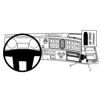 Brodit Proclip Monteringsbeslag - Volvo NH/FH series 08-12, FM -Series 08-13