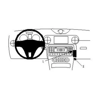 Brodit Proclip Monteringsbeslag - Mercedes Benz SLC-Class 17-23 og SLK-Class 11-19