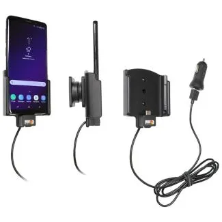 Brodit Aktiv Mobilholder med cigar adapter til Samsung Galaxy S9 - 721038