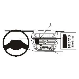Brodit Proclip Monteringsbeslag - Citroen C4 Grand Picasso 07-13 og C4 Picasso 07-13