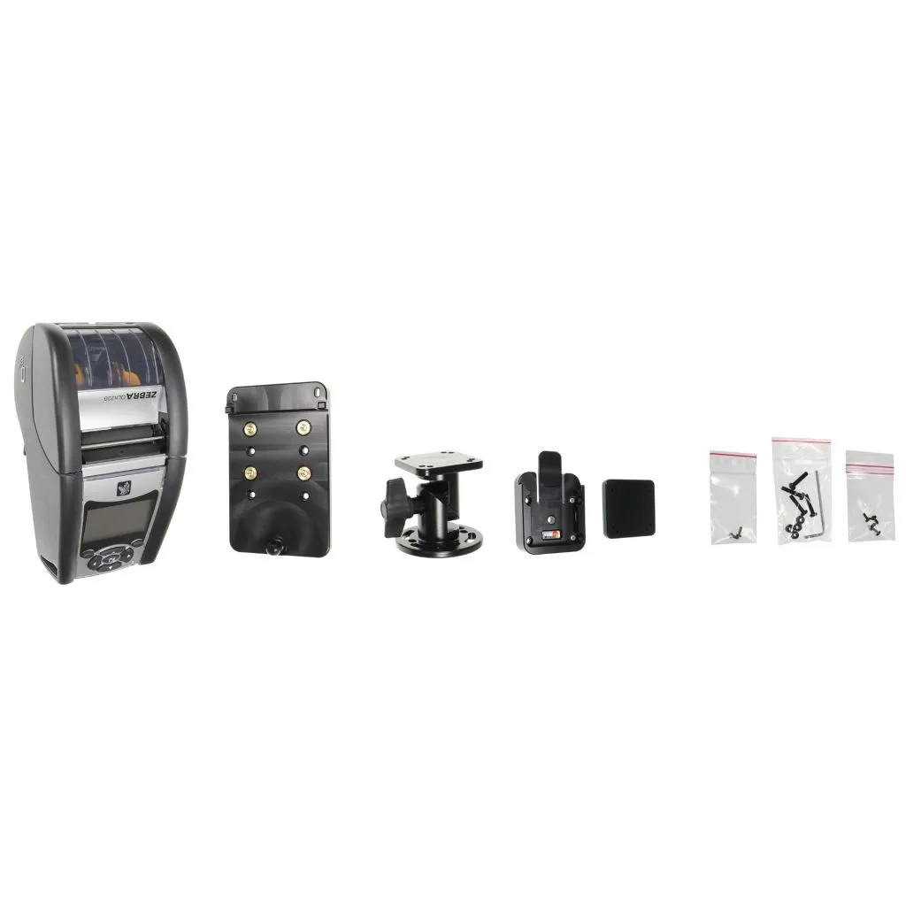 Brodit Beslag med MultiMoveclip og piedestal til Zebra ZQ620/ZQ610/QLN 320/QLN 220 - 215842