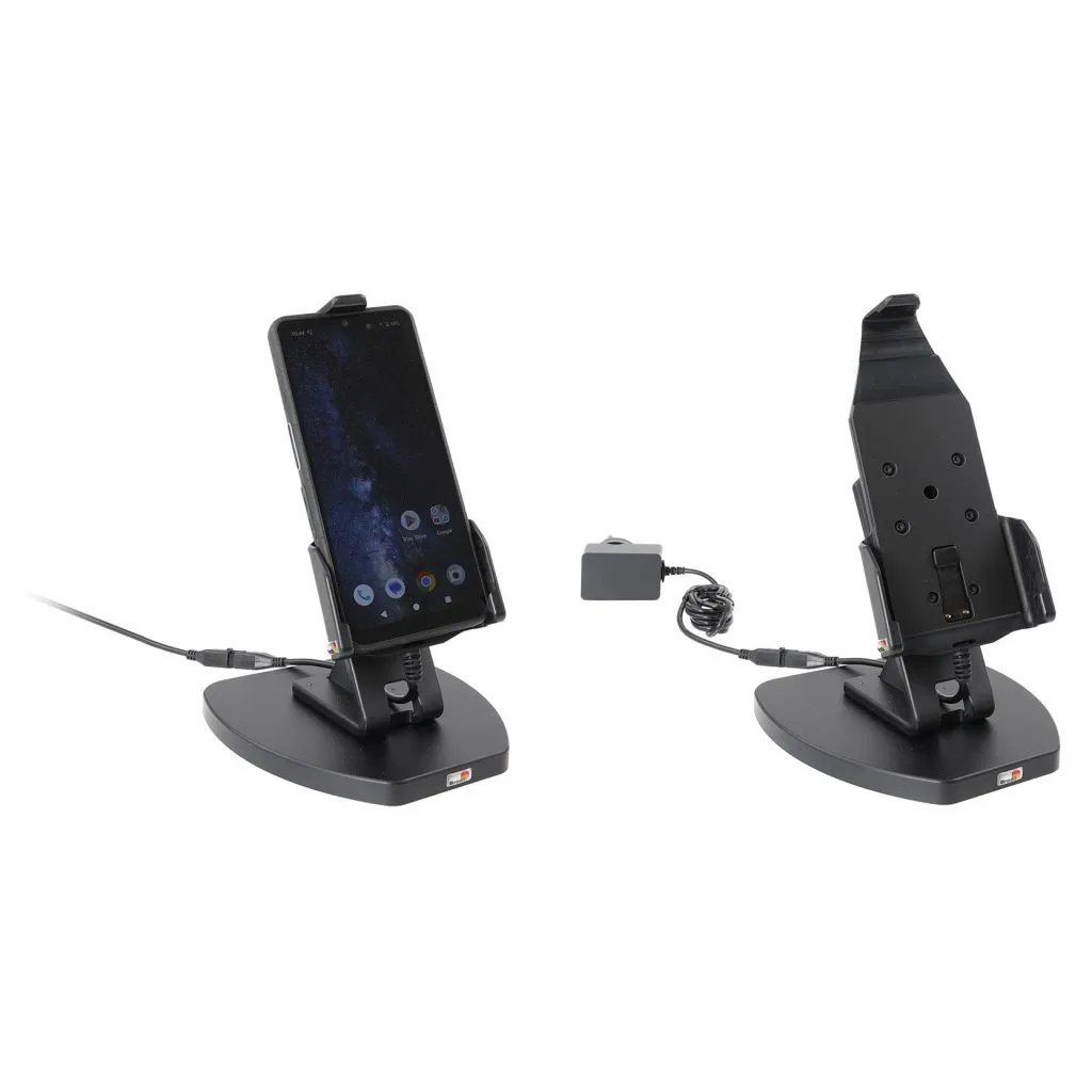 Brodit Bord Holder til Sonim XP Pro m. POGO pins og stikkontakt lader - 217194