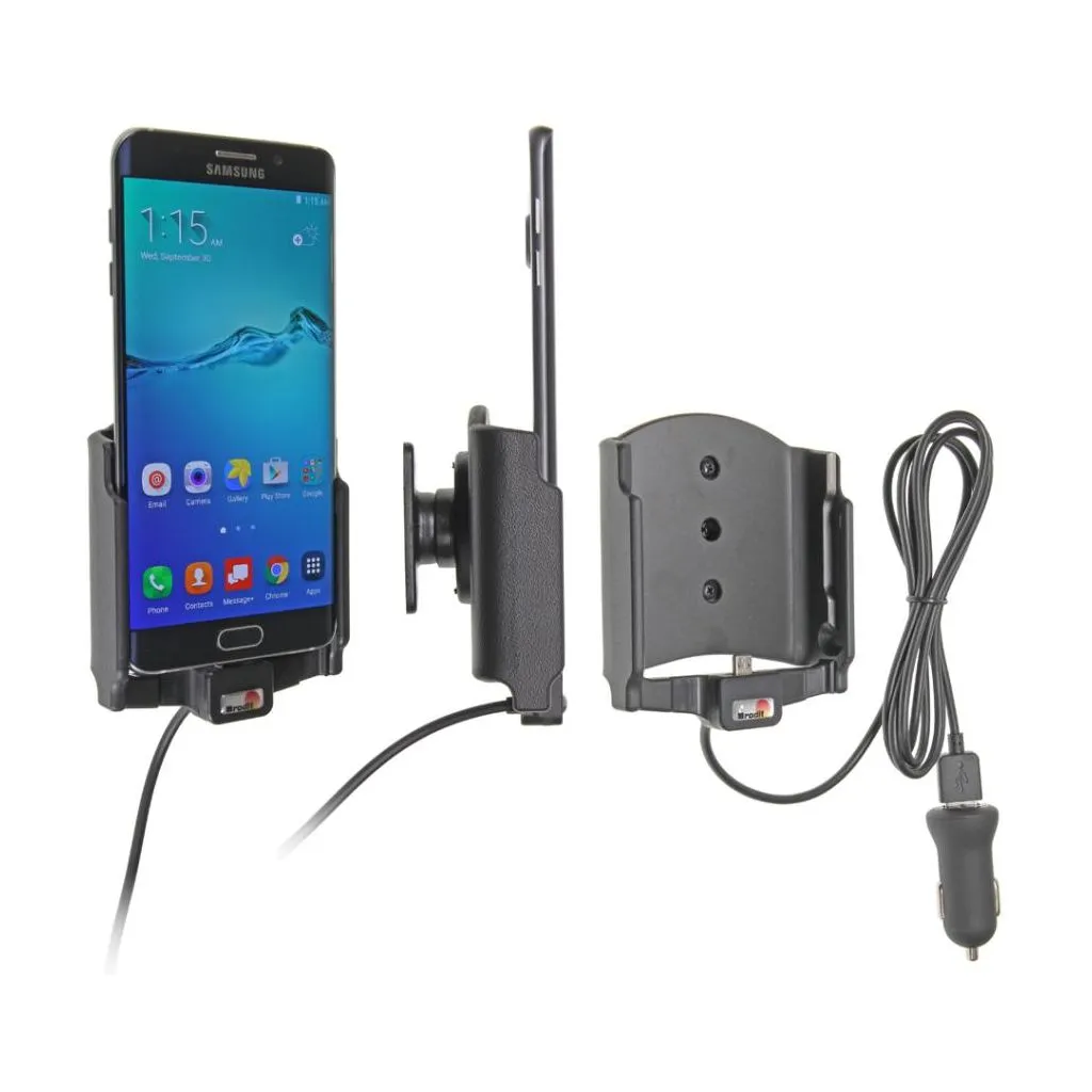 Brodit Aktiv Mobilholder med cigar adapter til Samsung Galaxy S6 edge+ - 521773