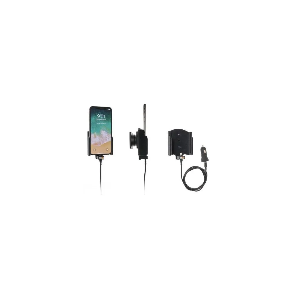 Brodit Aktiv Mobilholder m. USB adapter til Apple iPhone X/Xs 