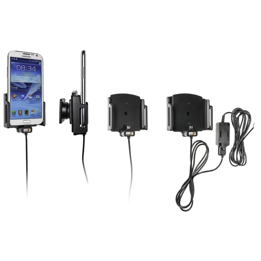 Brodit Justerbar Holder Faststrøm MicroUSB (D:9-13 / B:75-89mm) - 527629