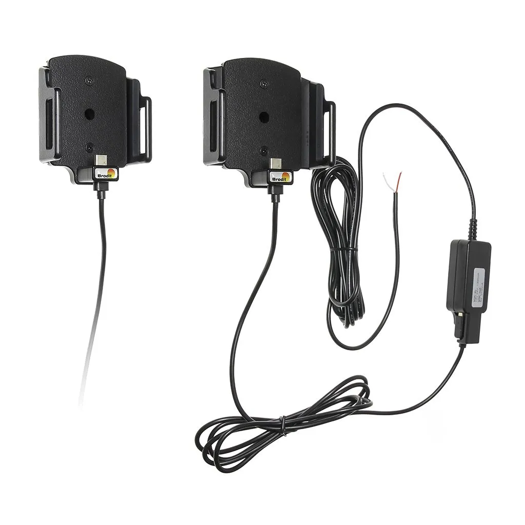 Brodit Justerbar Holder Faststrøm USB Type-C (D:9-13 / B:62-77mm) - 527841