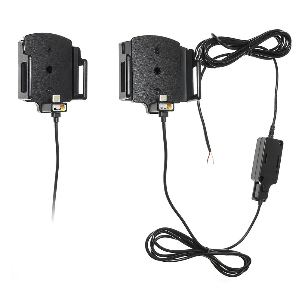 Brodit Justerbar Holder Faststrøm USB Type-C (D:12-16 / B:62-77mm) - 527842