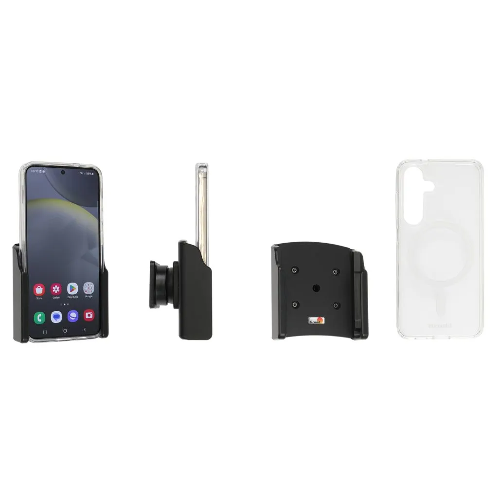 Brodit Passiv mobilholder til Samsung Galaxy S24 Inkl. Brodit Magnetisk Hybrid Cover - 711404
