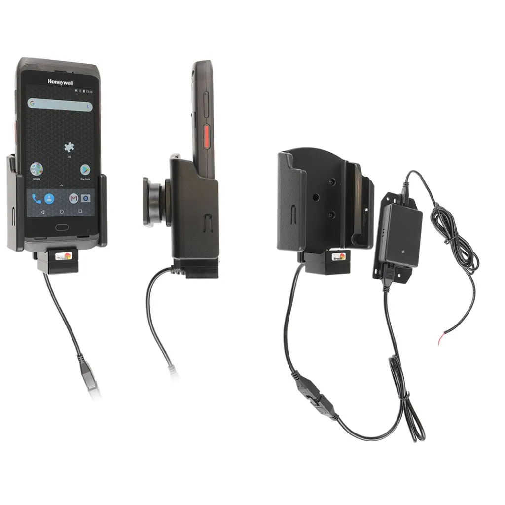 Brodit Aktiv Holder med fast installation og kugleled til Honeywell CT40 XP og Honeywell CT40 - 713105