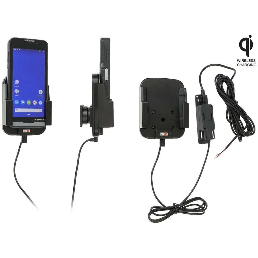 Brodit Qi Trådløs Aktiv Holder med kugleled til Datalogic Memor 20 - 719232