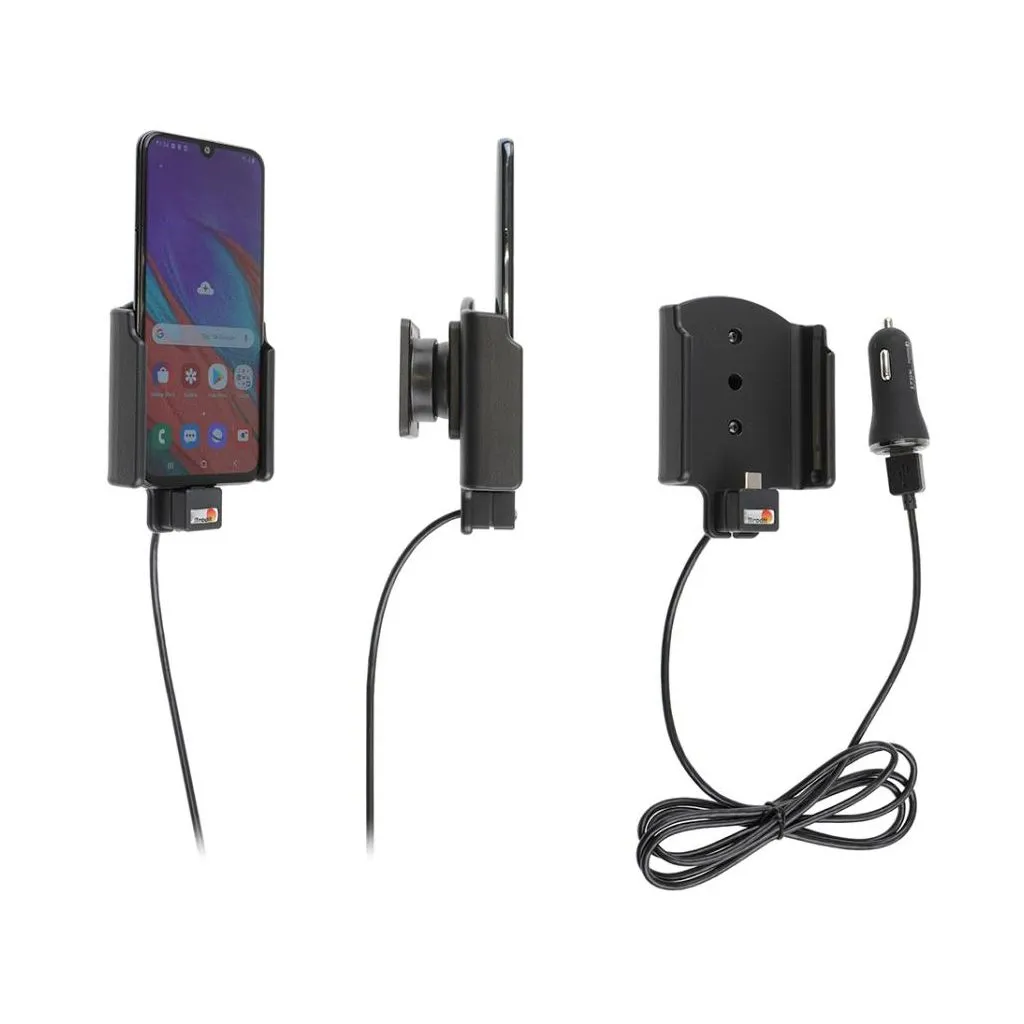 Brodit Aktiv Mobilholder med cigar adapter til Samsung Galaxy A40 A405 - 721141