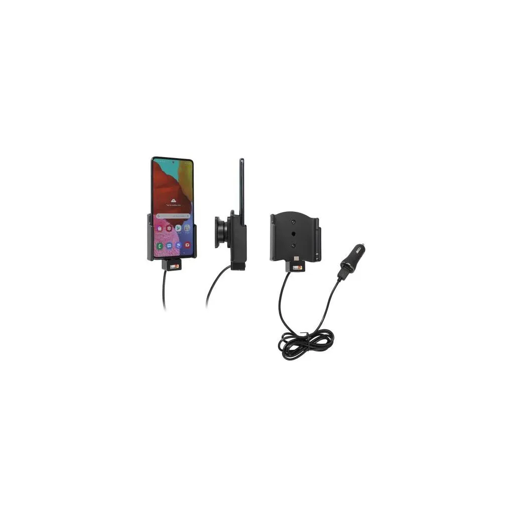 Brodit Aktiv Mobilholder med cigar adapter til Samsung Galaxy A51 A515F/DSN - 721206