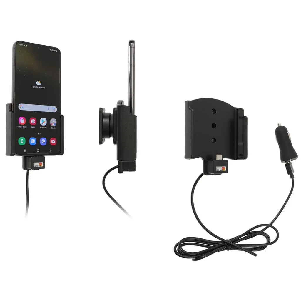 Brodit Aktiv Mobilholder m. cigar adapter til Samsung Galaxy S22+ 5G