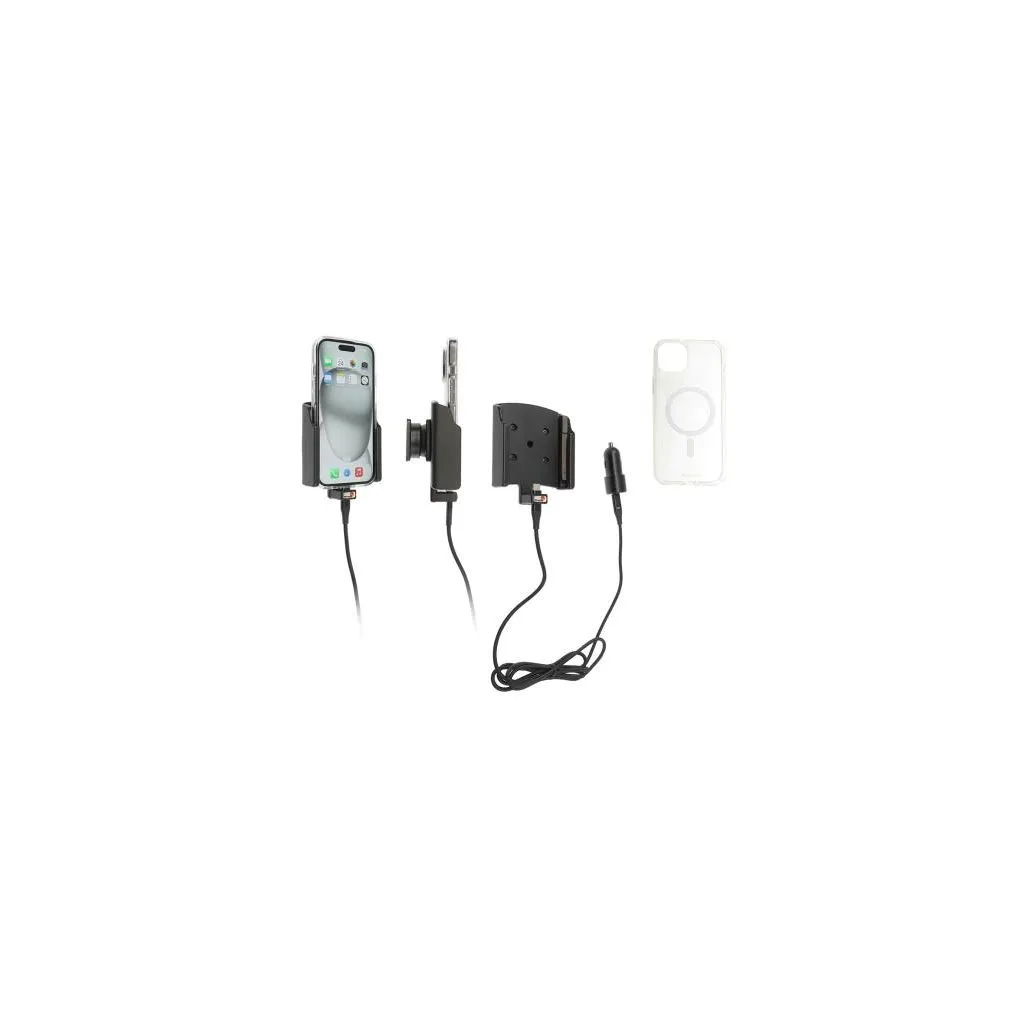 Brodit Aktiv Mobilholder til Apple iPhone 15 Inkl. Brodit Magnetisk Hybrid Cover - 721393