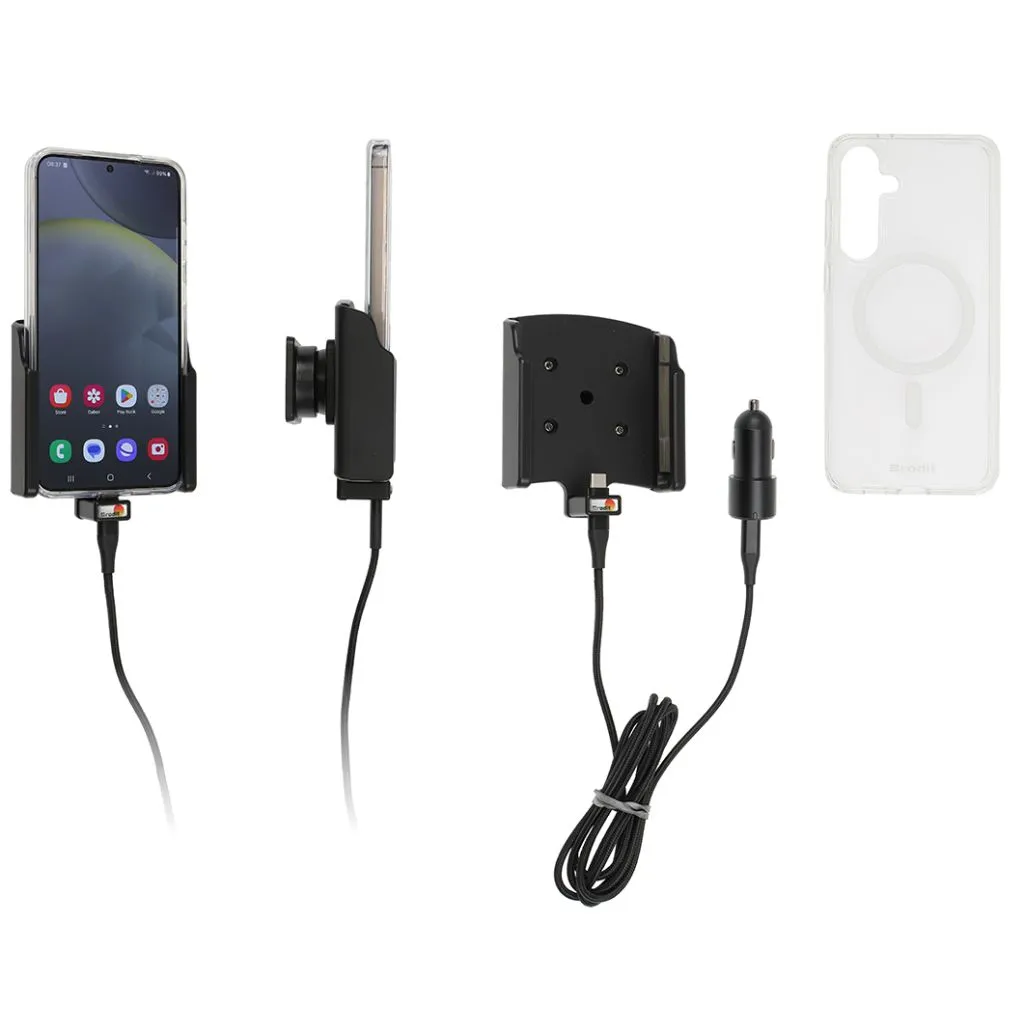 Brodit Aktiv Mobilholder til Samsung Galaxy S24 + Inkl. Brodit Magnetisk Hybrid Cover - 721405