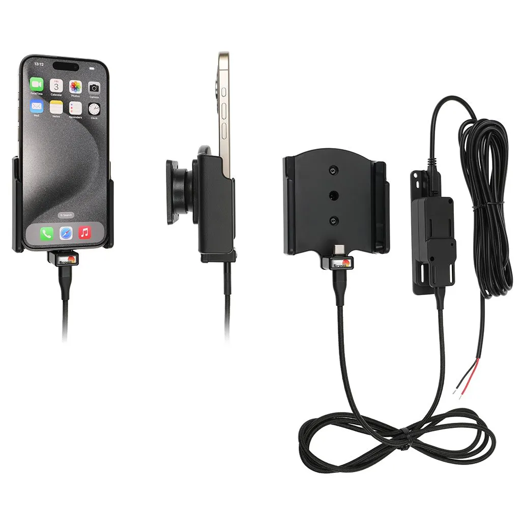 Brodit Faststrøms Aktiv Holder til Apple iPhone 15/15 Pro