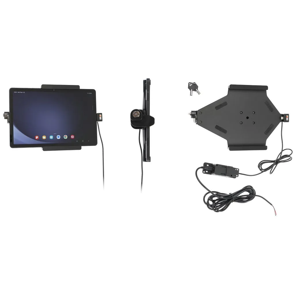 Brodit Faststrøms holder til Samsung Galaxy Tab A9+ /A11+ m. Lås/Nøgle - 736389