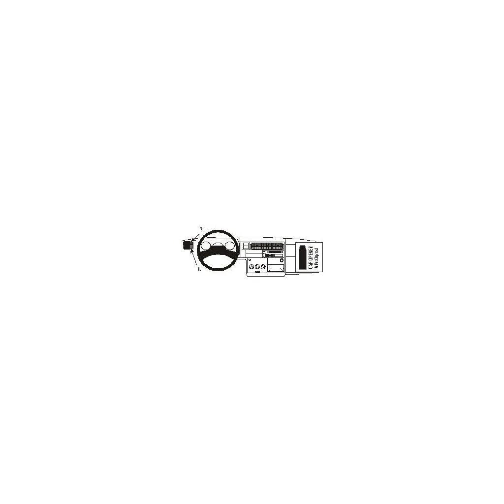 Brodit Proclip Monteringsbeslag - Volkswagen Caravelle 96-03 og T4 Transporter/Pickup 96-02