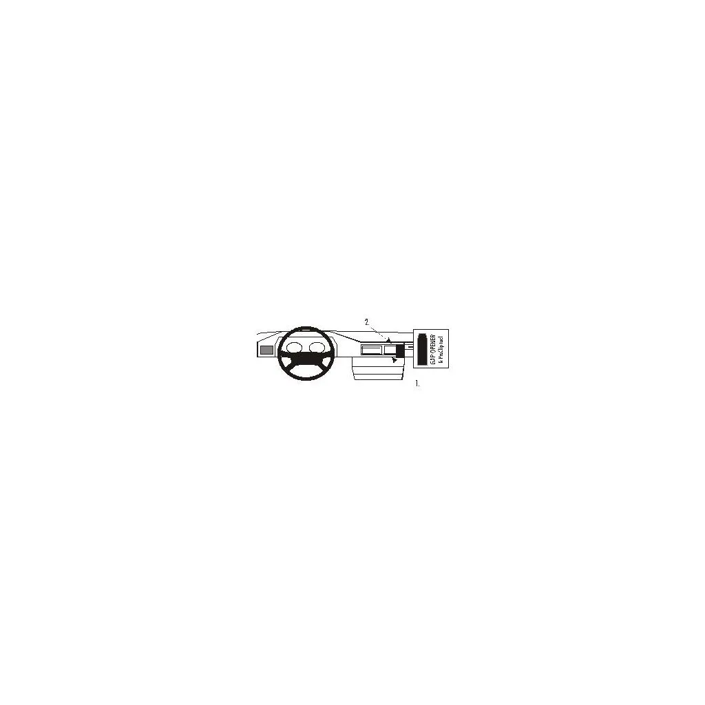 Brodit Proclip Monteringsbeslag - Mercedes Benz 124 (200-500E) 86-94