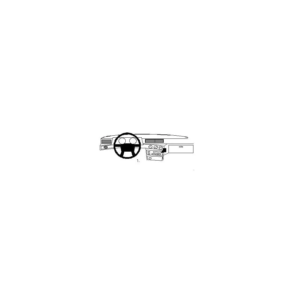 Brodit Proclip Monteringsbeslag - Volvo 740 91-98 og Volvo 940 91-98